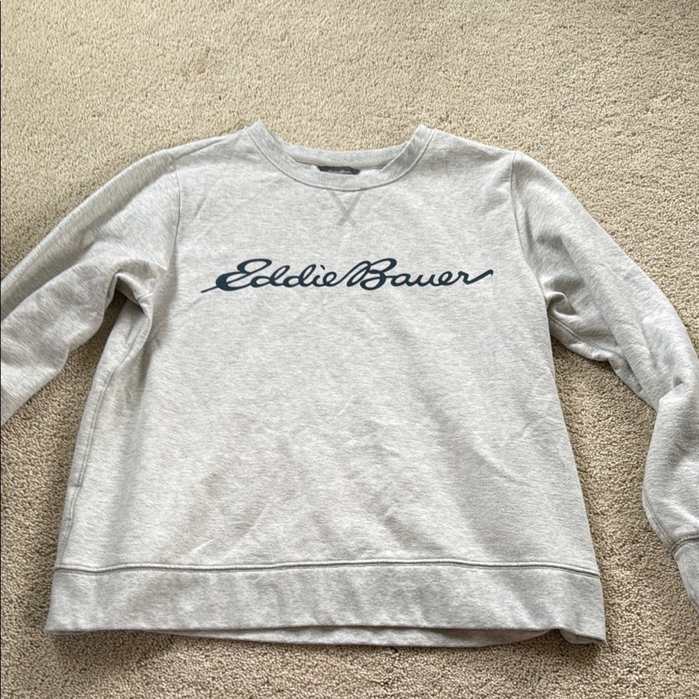 Eddie Bauer Gray Sweatshirt